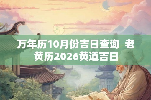 万年历10月份吉日查询 老黄历2026黄道吉日 万年历10月份吉日查询 老黄历2026黄道吉日