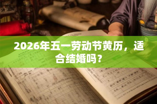 2026年五一劳动节黄历，适合结婚吗？