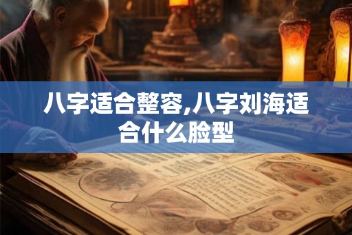 八字适合整容,八字刘海适合什么脸型 八字适合整容,八字刘海适合什么脸型