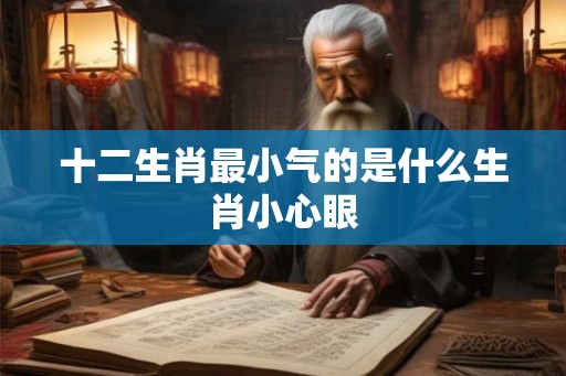 十二生肖最小气的是什么生肖小心眼