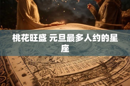 桃花旺盛 元旦最多人约的星座