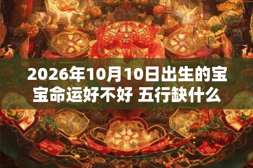 2026年10月10日出生的宝宝命运好不好 五行缺什么