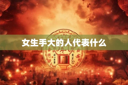 女生手大的人代表什么