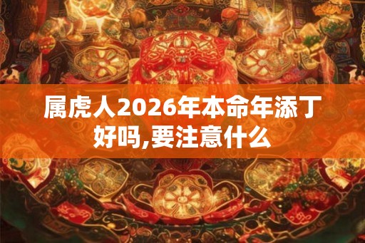 属虎人2026年本命年添丁好吗,要注意什么