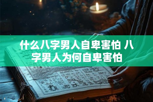 什么八字男人自卑害怕 八字男人为何自卑害怕
