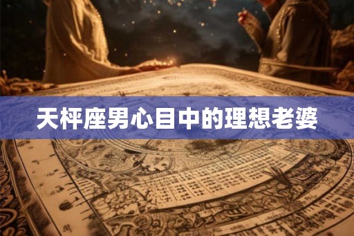 天枰座男心目中的理想老婆