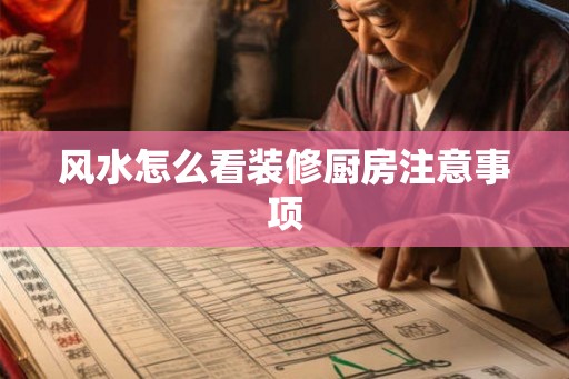 风水怎么看装修厨房注意事项