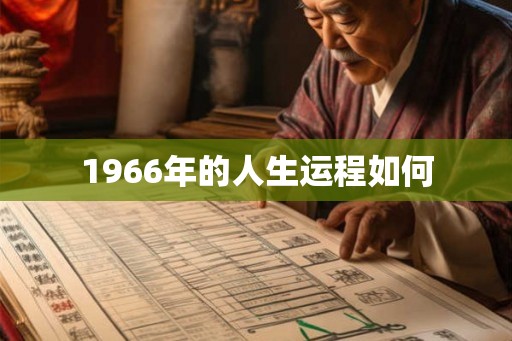 1966年的人生运程如何