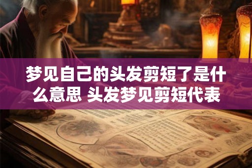 梦见自己的头发剪短了是什么意思 头发梦见剪短代表什么 梦见自己的头发剪短了是什么意思 头发梦见剪短代表什么