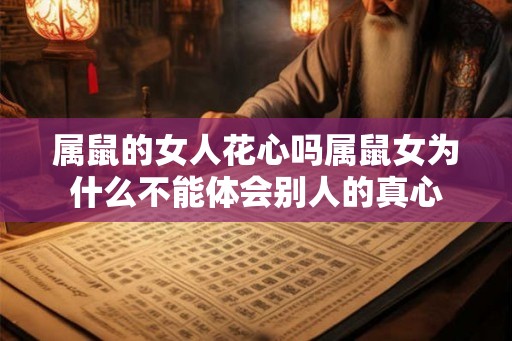 属鼠的女人花心吗属鼠女为什么不能体会别人的真心