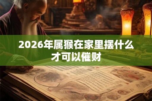 2026年属猴在家里摆什么才可以催财
