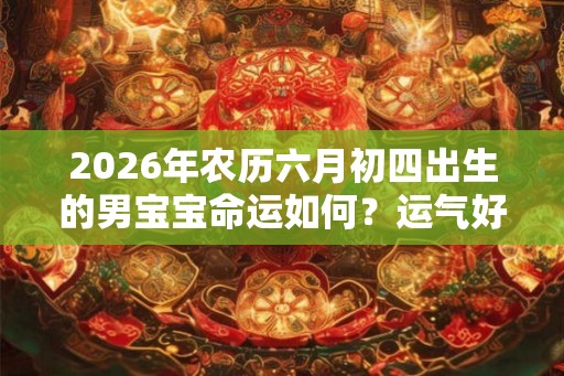 2026年农历六月初四出生的男宝宝命运如何?运气好吗 2026年农历六月初四出生的男宝宝命运如何?运气好吗
