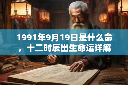 1991年9月19日是什么命,十二时辰出生命运详解 1991年9月19日是什么命,十二时辰出生命运详解
