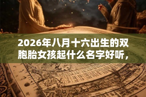 2026年八月十六出生的双胞胎女孩起什么名字好听，五行属什么