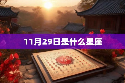 11月29日是什么星座
