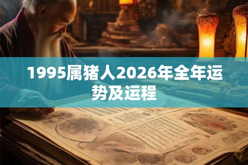 1995属猪人2026年全年运势及运程