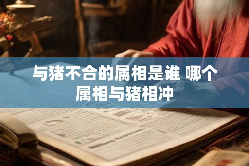 与猪不合的属相是谁 哪个属相与猪相冲
