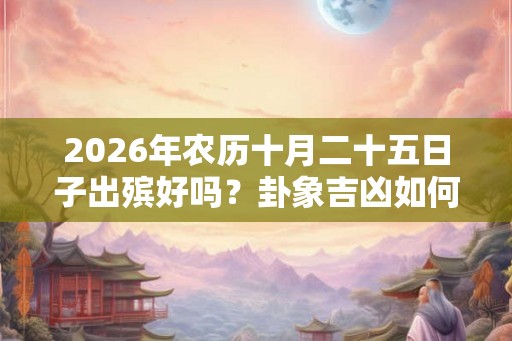 2026年农历十月二十五日子出殡好吗?卦象吉凶如何? 2026年农历十月二十五日子出殡好吗?卦象吉凶如何?