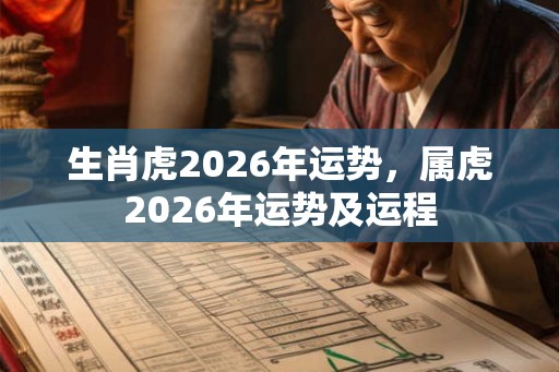 生肖虎2026年运势，属虎2026年运势及运程