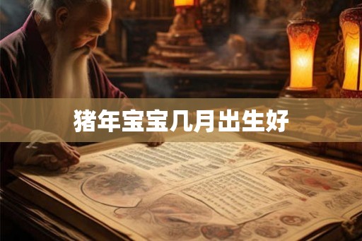 猪年宝宝几月出生好 猪年宝宝几月出生好