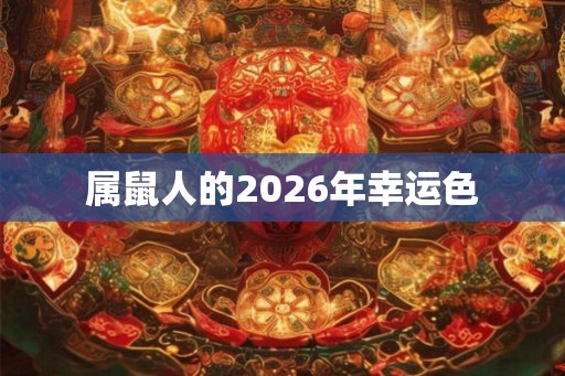 属鼠人的2026年幸运色