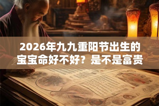 2026年九九重阳节出生的宝宝命好不好?是不是富贵命呢? 2026年九九重阳节出生的宝宝命好不好?是不是富贵命呢?