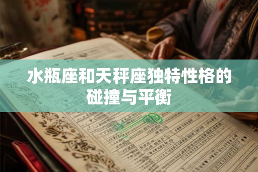 水瓶座和天秤座独特性格的碰撞与平衡