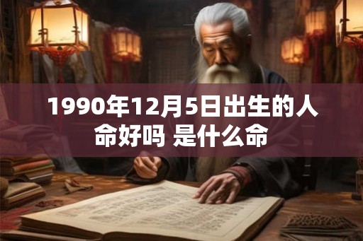 1990年12月5日出生的人命好吗 是什么命