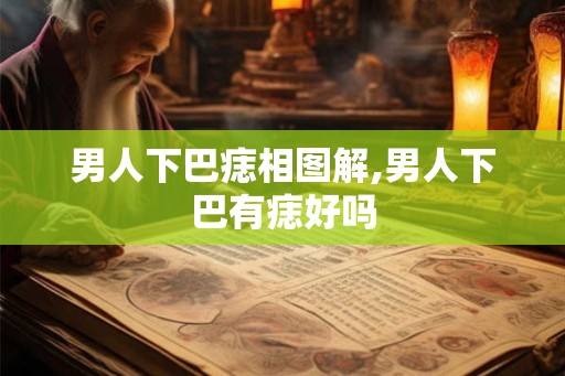 男人下巴痣相图解,男人下巴有痣好吗