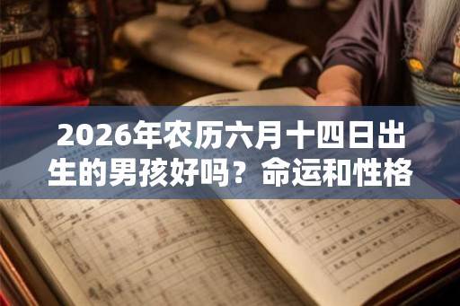 2026年农历六月十四日出生的男孩好吗？命运和性格怎么样？
