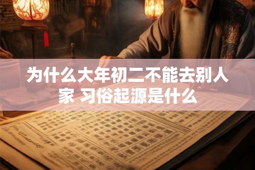为什么大年初二不能去别人家 习俗起源是什么 为什么大年初二不能去别人家 习俗起源是什么