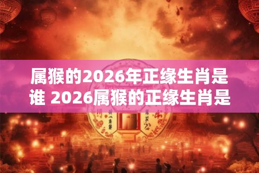 属猴的2026年正缘生肖是谁 2026属猴的正缘生肖是谁