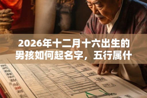 2026年十二月十六出生的男孩如何起名字,五行属什么 2026年十二月十六出生的男孩如何起名字,五行属什么