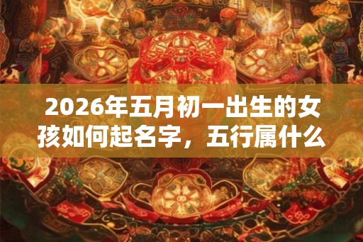 2026年五月初一出生的女孩如何起名字,五行属什么 2026年五月初一出生的女孩如何起名字,五行属什么