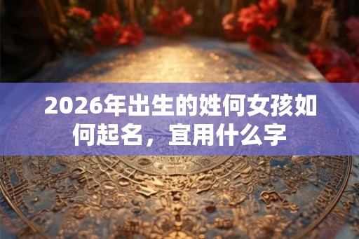 2026年出生的姓何女孩如何起名，宜用什么字