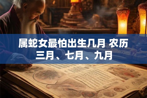 属蛇女最怕出生几月 农历三月、七月、九月