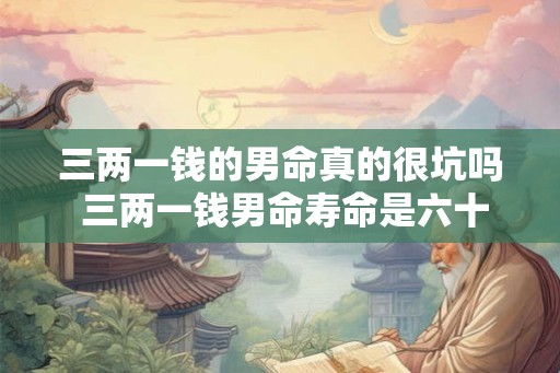 三两一钱的男命真的很坑吗 三两一钱男命寿命是六十吗 三两一钱的男命真的很坑吗 三两一钱男命寿命是六十吗