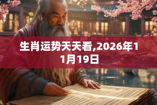 生肖运势天天看,2026年11月19日