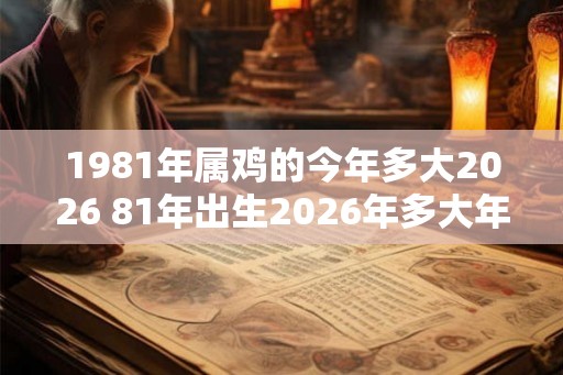 1981年属鸡的今年多大2026 81年出生2026年多大年龄