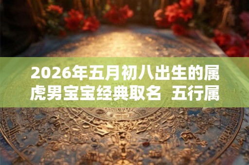 2026年五月初八出生的属虎男宝宝经典取名  五行属什么
