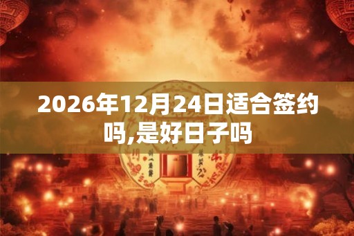 2026年12月24日适合签约吗,是好日子吗