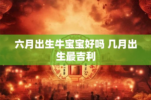 六月出生牛宝宝好吗 几月出生最吉利