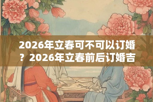 2026年立春可不可以订婚?2026年立春前后订婚吉日一览! 2026年立春可不可以订婚?2026年立春前后订婚吉日一览!