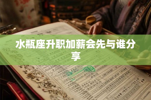 水瓶座升职加薪会先与谁分享 水瓶座升职加薪会先与谁分享