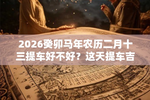 2026癸卯马年农历二月十三提车好不好？这天提车吉利吗？