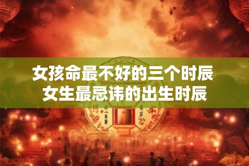 女孩命最不好的三个时辰 女生最忌讳的出生时辰 女孩命最不好的三个时辰 女生最忌讳的出生时辰
