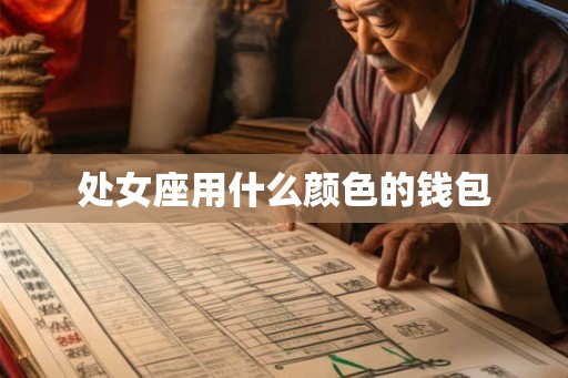 处女座用什么颜色的钱包