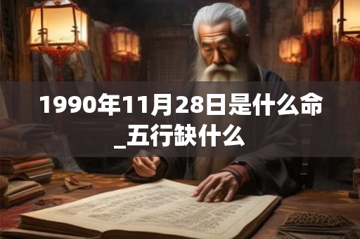 1990年11月28日是什么命_五行缺什么