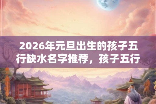 2026年元旦出生的孩子五行缺水名字推荐,孩子五行真的缺水? 2026年元旦出生的孩子五行缺水名字推荐,孩子五行真的缺水?