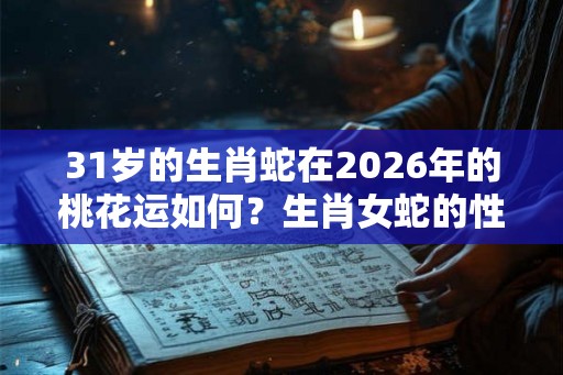 31岁的生肖蛇在2026年的桃花运如何？生肖女蛇的性格特点